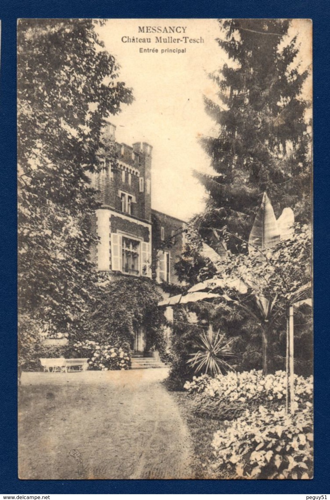 Messancy. Château Muller- Tesch ( Le Castel, Victor Tesch - 1896).Entrée Principale - Messancy