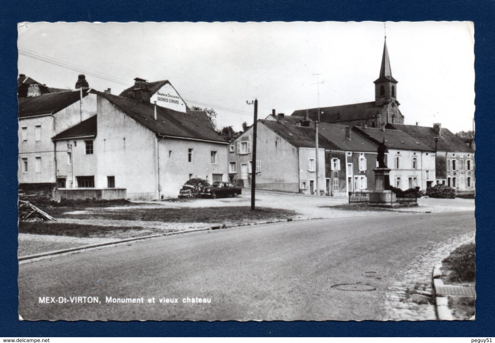 Meix-devant-Virton. Monument Aux Morts. Eglise St. Bernard. Boucherie-Charcuterie Dasnois Evrard. 1973 - Meix-devant-Virton