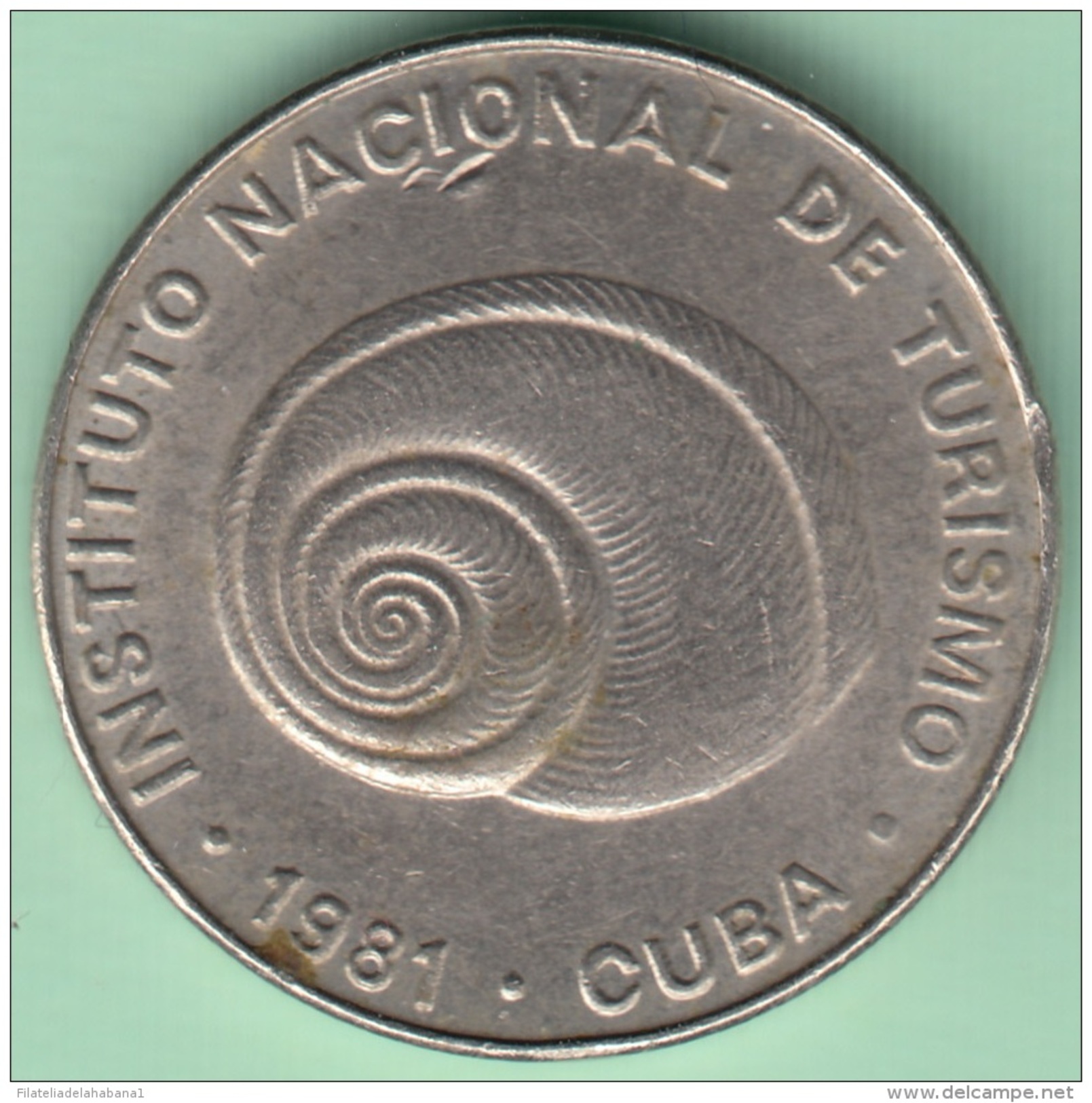 1981-MN-102 CUBA EXCHANGE INTUR CO-IN. 1981. 5c. CARACOL. SNAIL. - Cuba