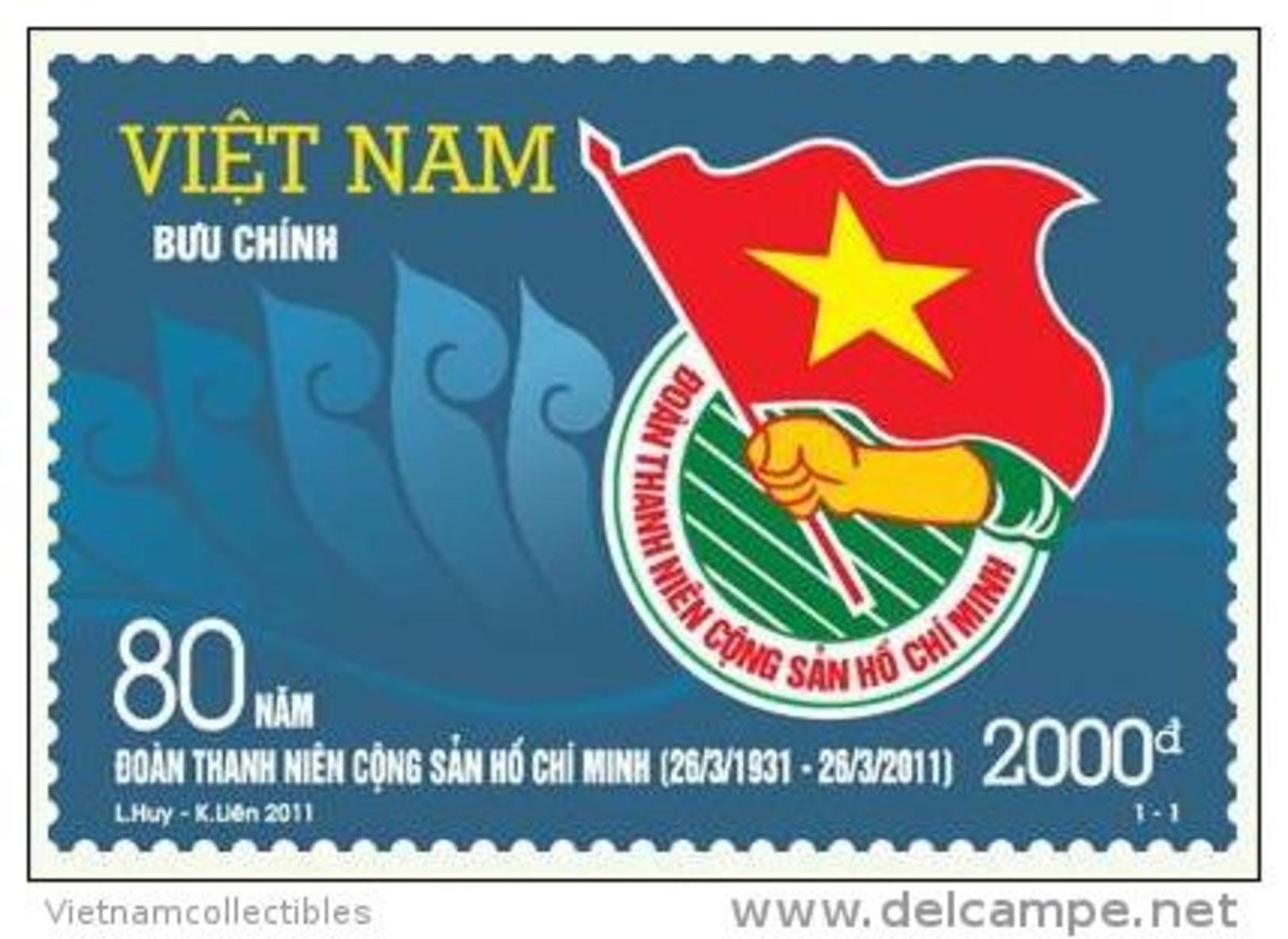 Vietnam Viet Nam MNH Stamp 2011 : 80th Anniversary Of Youth Communist Union (Ms1004) - Viêt-Nam