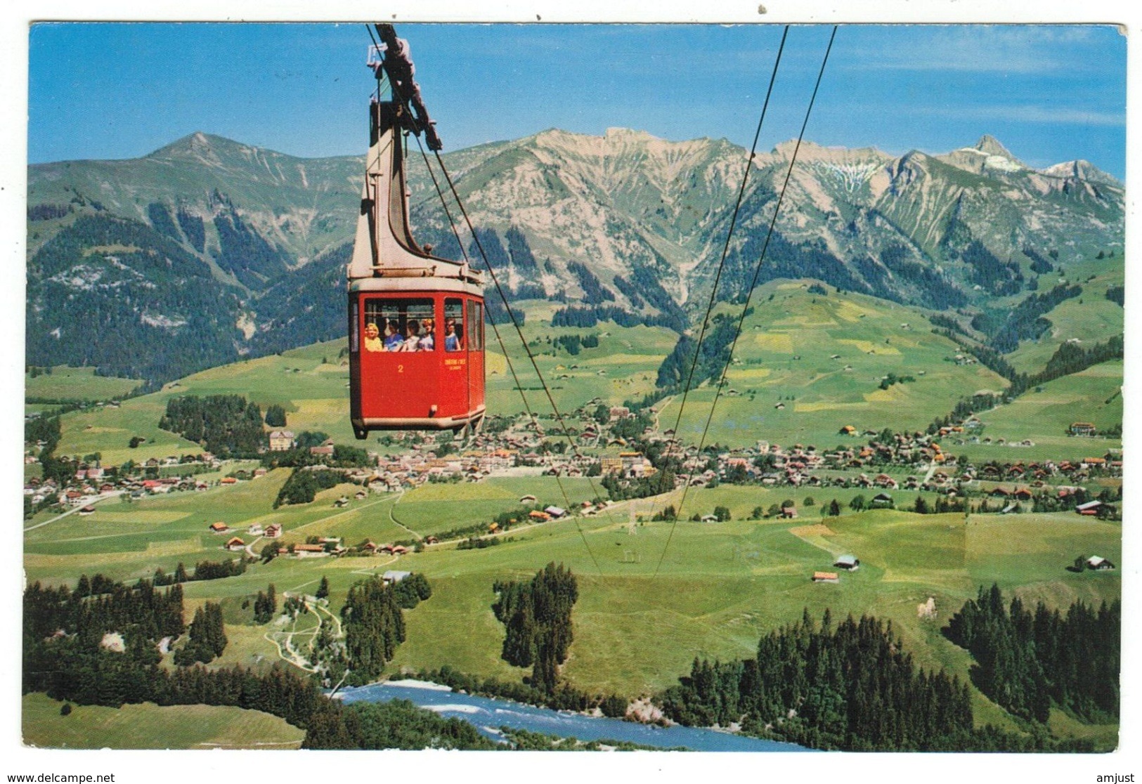 Suisse // Schweiz // Switzerland // Vaud //  Château D'Oex, Téléphérique De La Braye - Autres & Non Classés