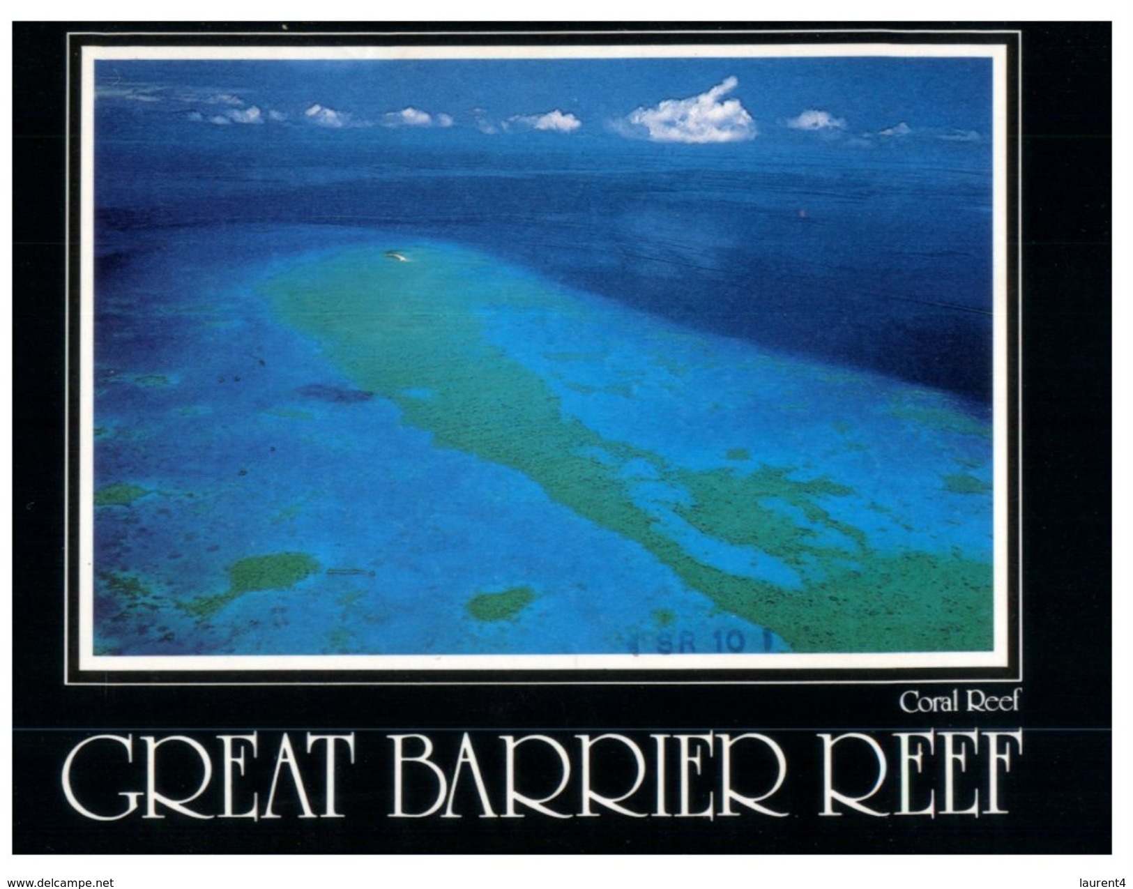(235) Australia - (with Stamp At Back Of Card) QLD - Great Barrier Reef - Great Barrier Reef
