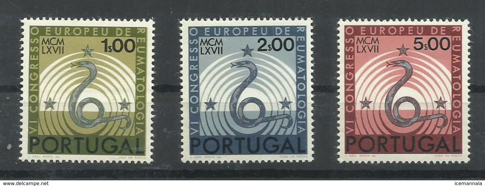 PORTUGAL YVERT 1021/23   MNH  ** - Nuevos