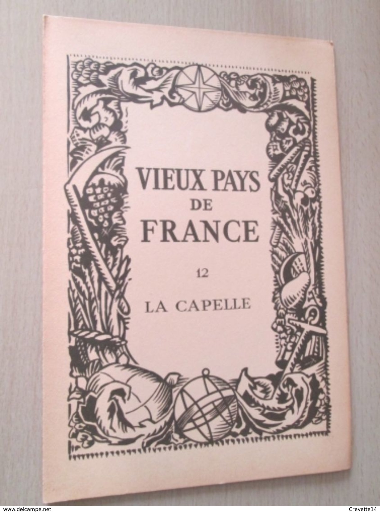 DIV0714 : Jolie Repro De Carte Ancienne Années 1600/1700 ?  LA CAPELLE (série "VIEUX PAYS DE FRANCE" N°12) , Objet Publi - Cartes Géographiques