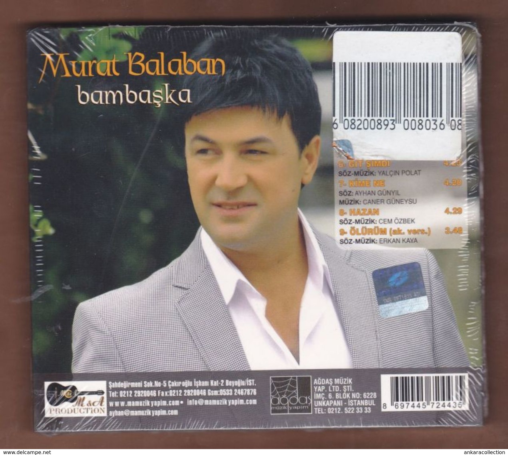 AC -  Murat Balaban Bambaşka BRAND NEW TURKISH MUSIC CD - World Music