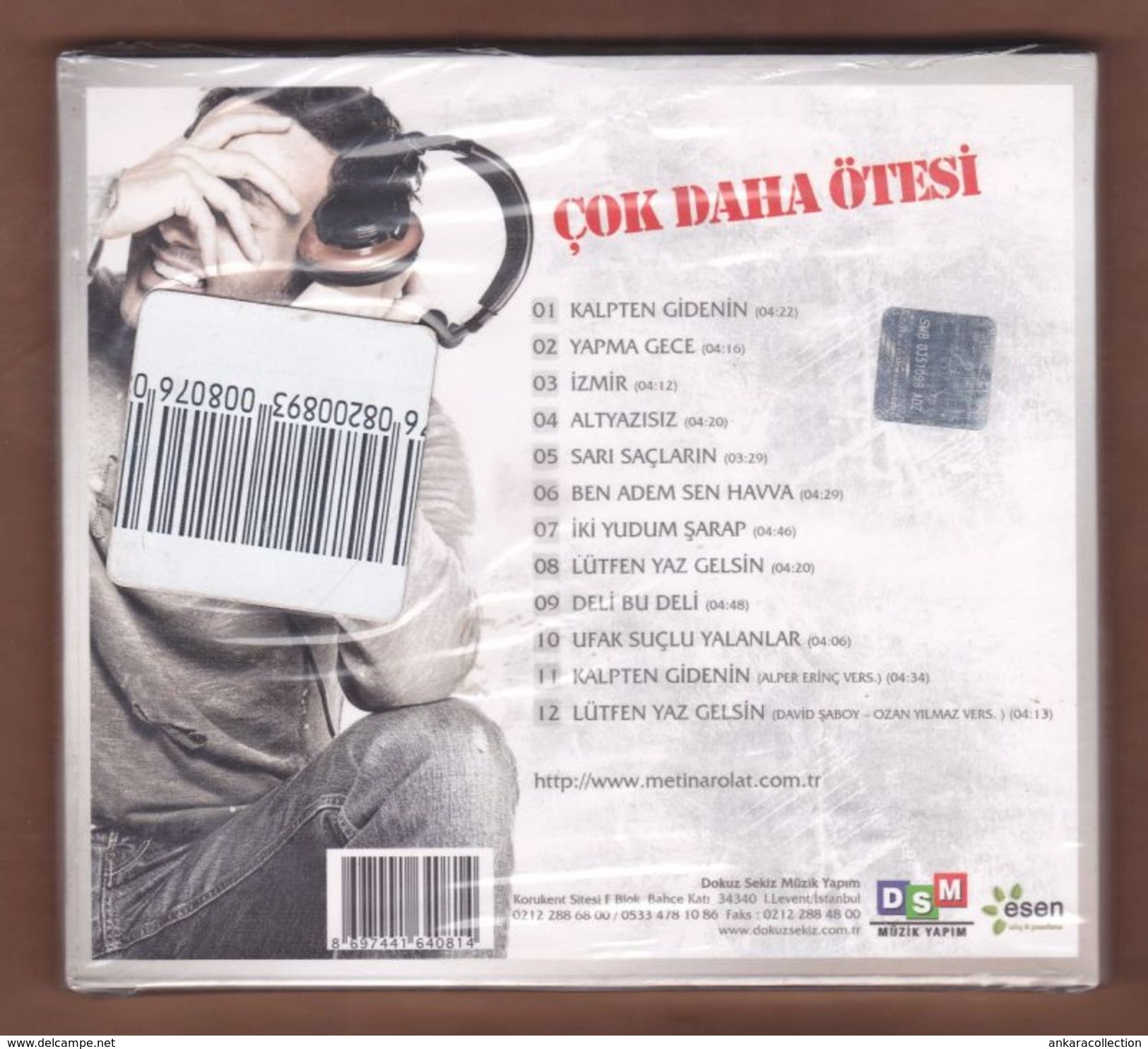 AC -  Metin Arolat çok Daha ötesi BRAND NEW TURKISH MUSIC CD - World Music