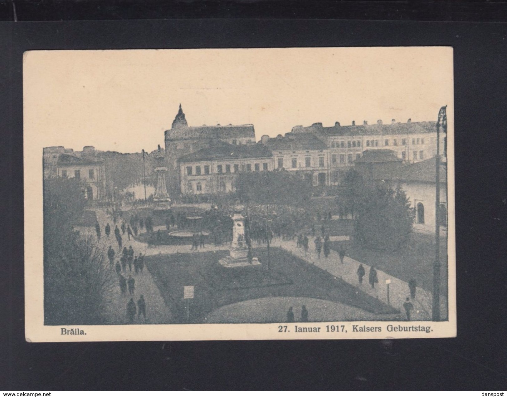 Romania PPC Braila 1917 German Occupation - Romania