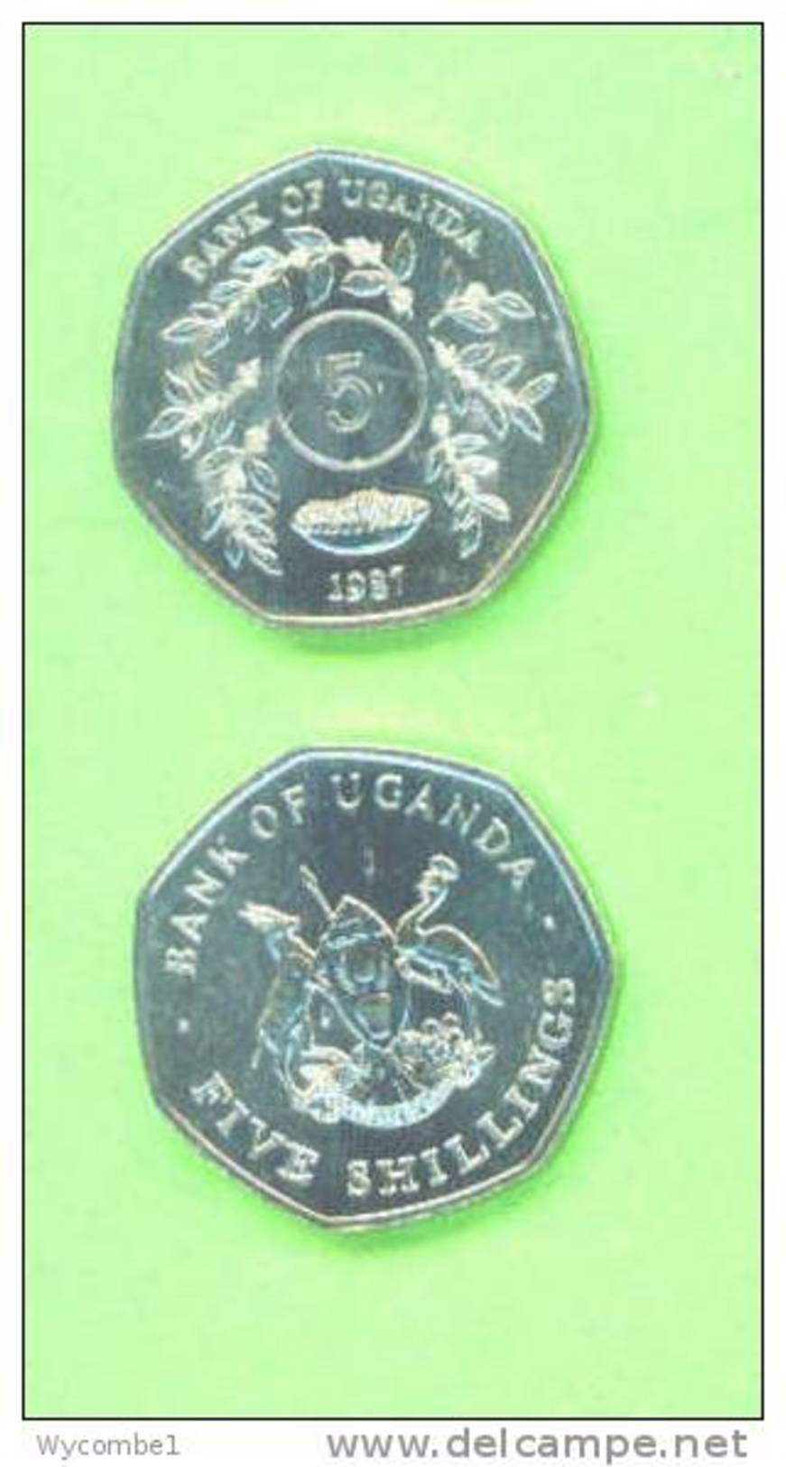 UGANDA - 1987 5 Shillings UNC - Uganda
