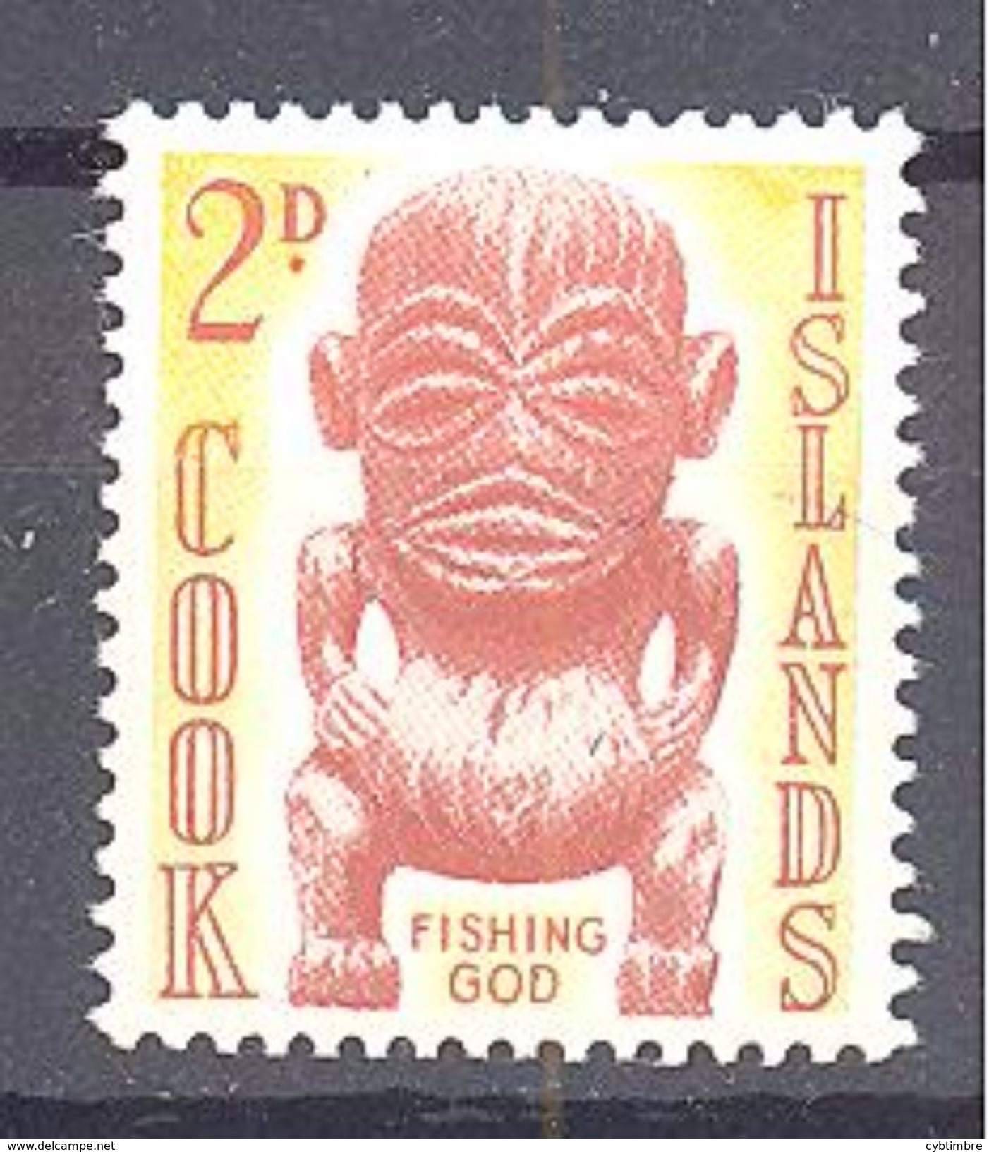 Cook: Yvert N° 90**; MNH; Dieu Pêcheur; Fishing God - Cook Islands