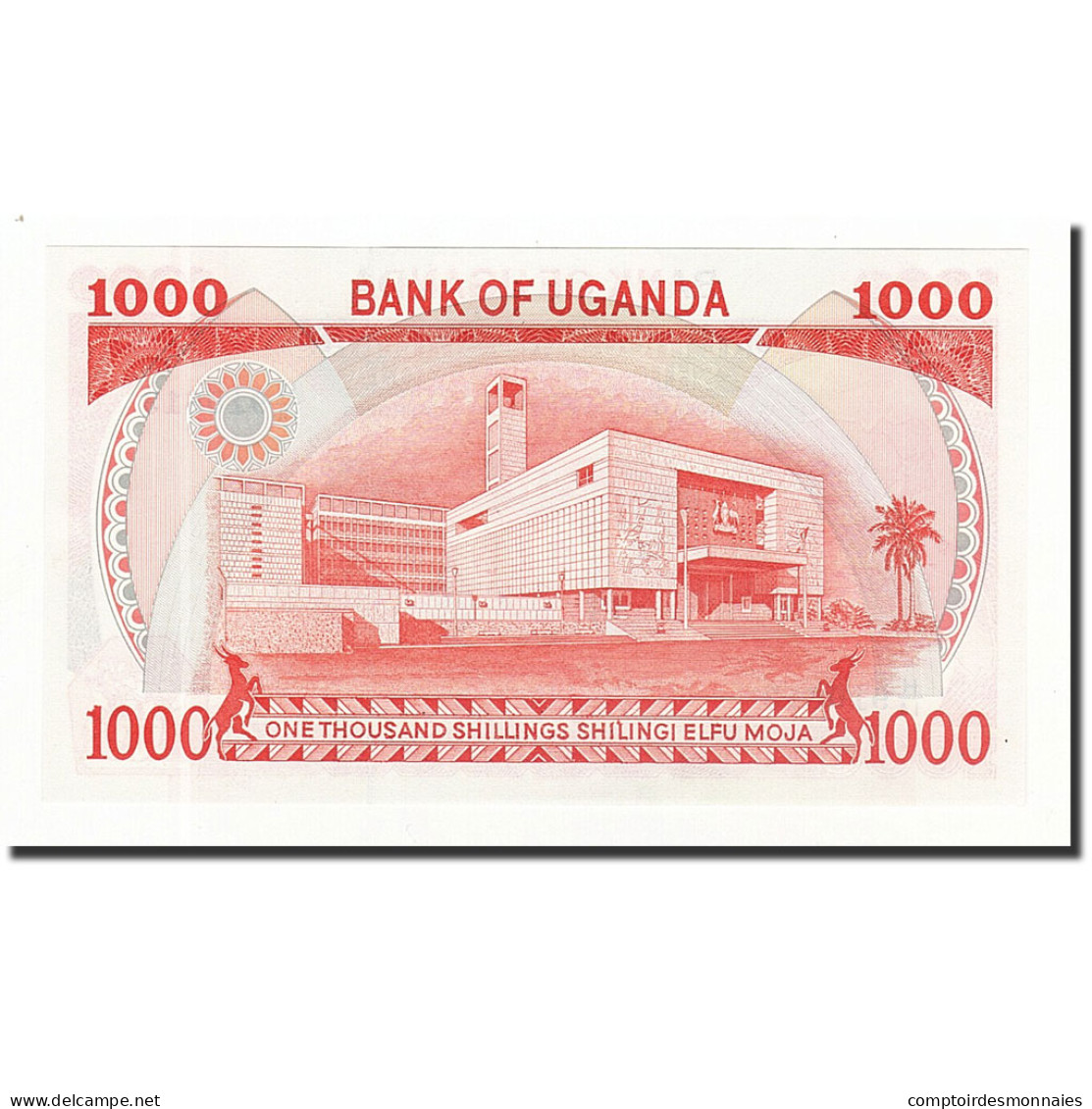 Billet, Uganda, 1000 Shillings, 1986, KM:26, NEUF - Ouganda