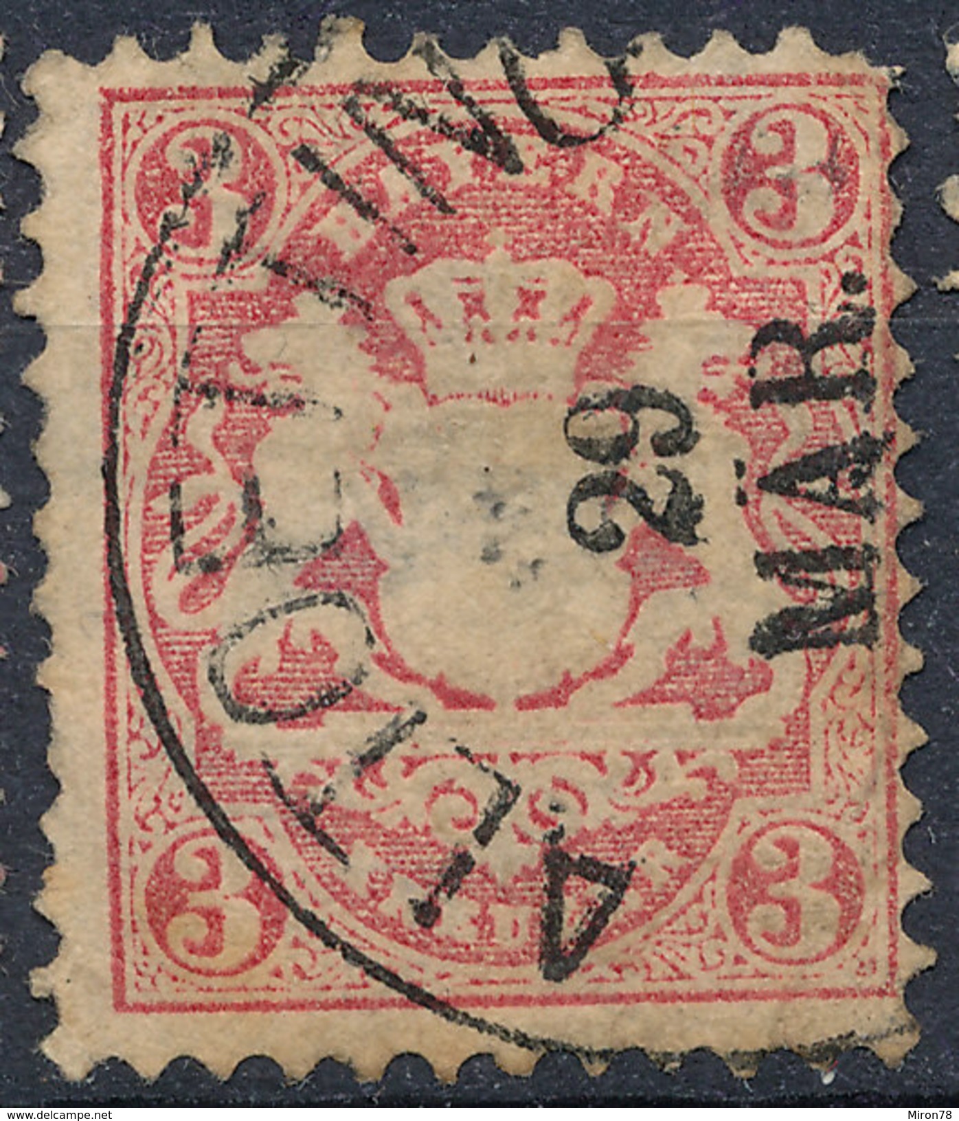 Stamp Bavaria 1870-72 3kr Used Lot#41 - Used