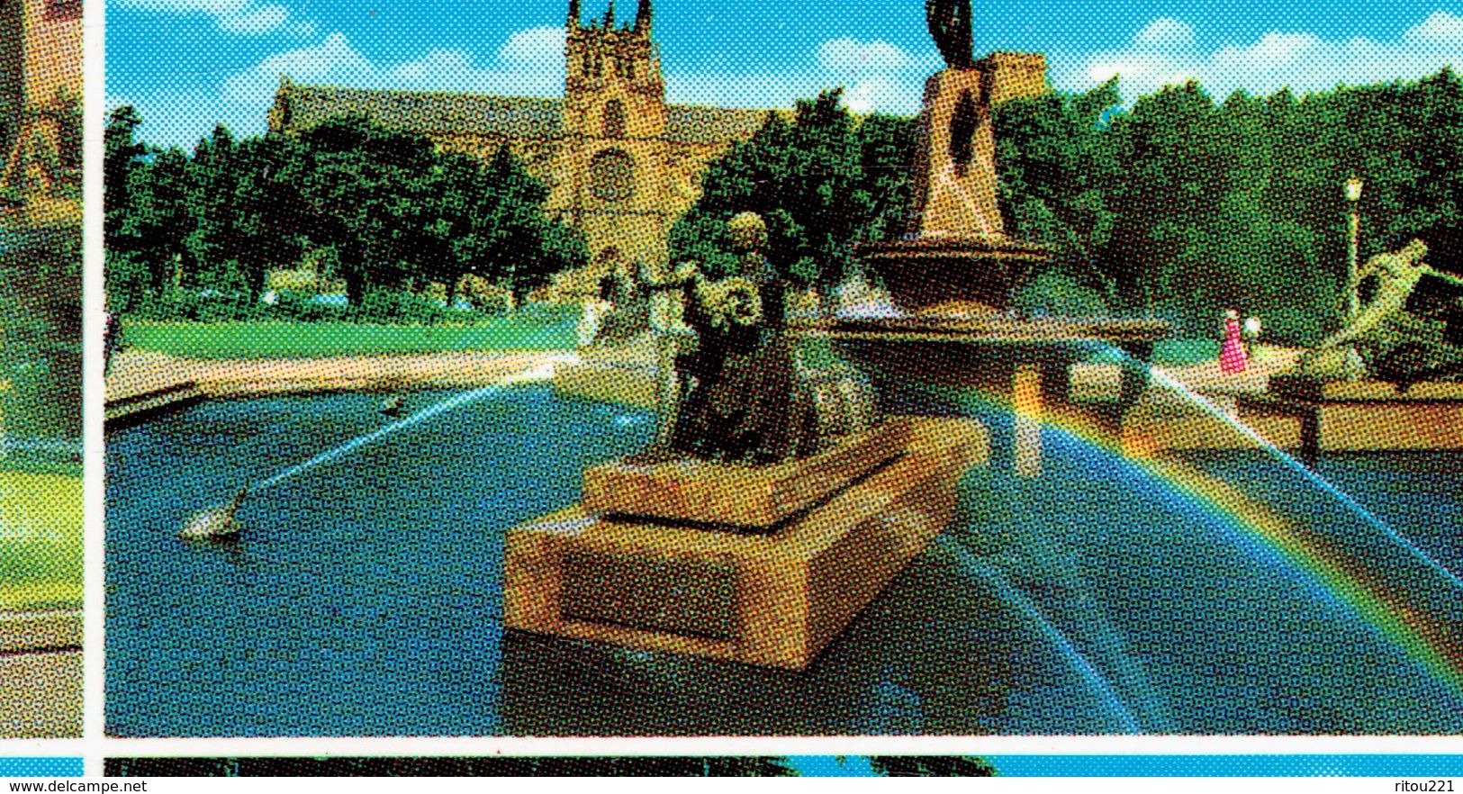 Cpm - Australie - Sydney - Multivues Archibald Fountain Tortue Pont - Sydney