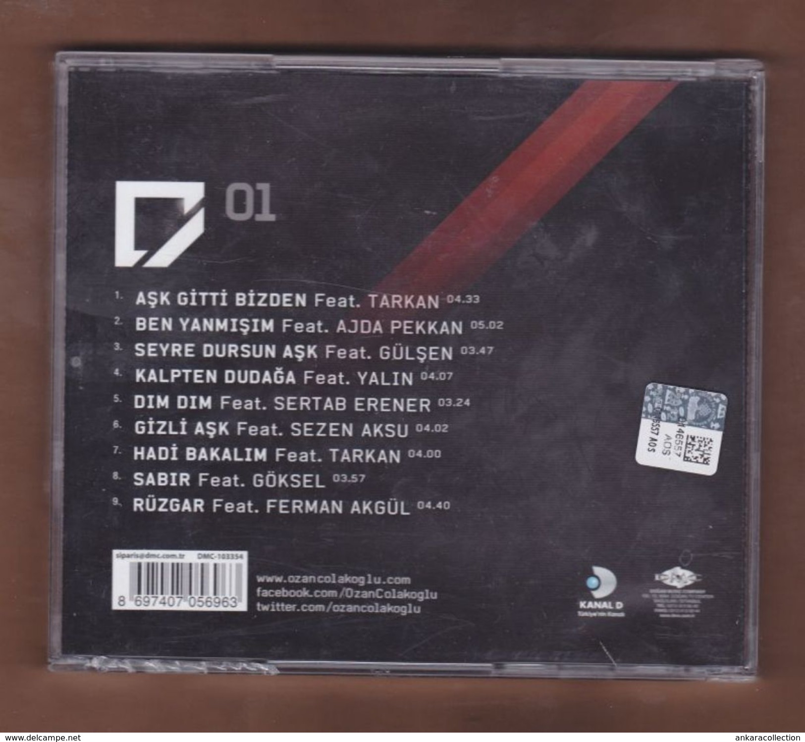 AC -  Ozan çolakoğlu 01 BRAND NEW TURKISH MUSIC CD - World Music