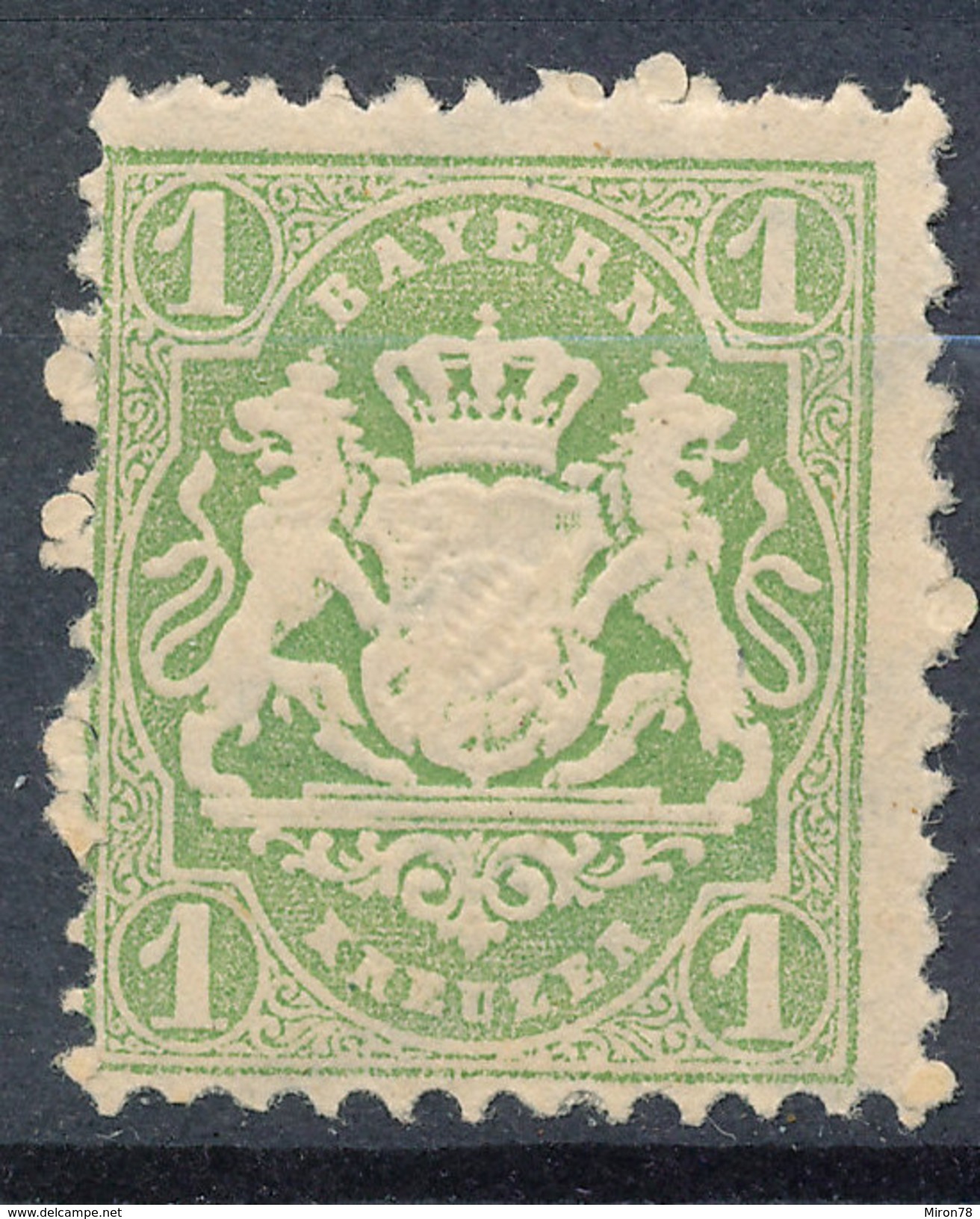 Stamp Bavaria 1870-75? 1kr Mint Lot#60 - Other & Unclassified