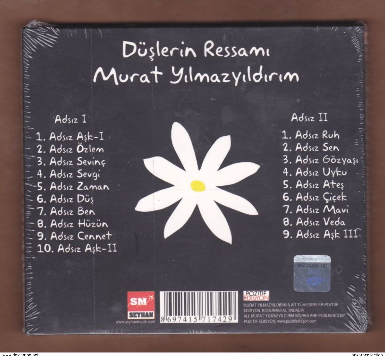 AC -  Murat Yılmazyıldırım Düşlerin Ressamı Adsız I - II BRAND NEW TURKISH MUSIC CD - World Music