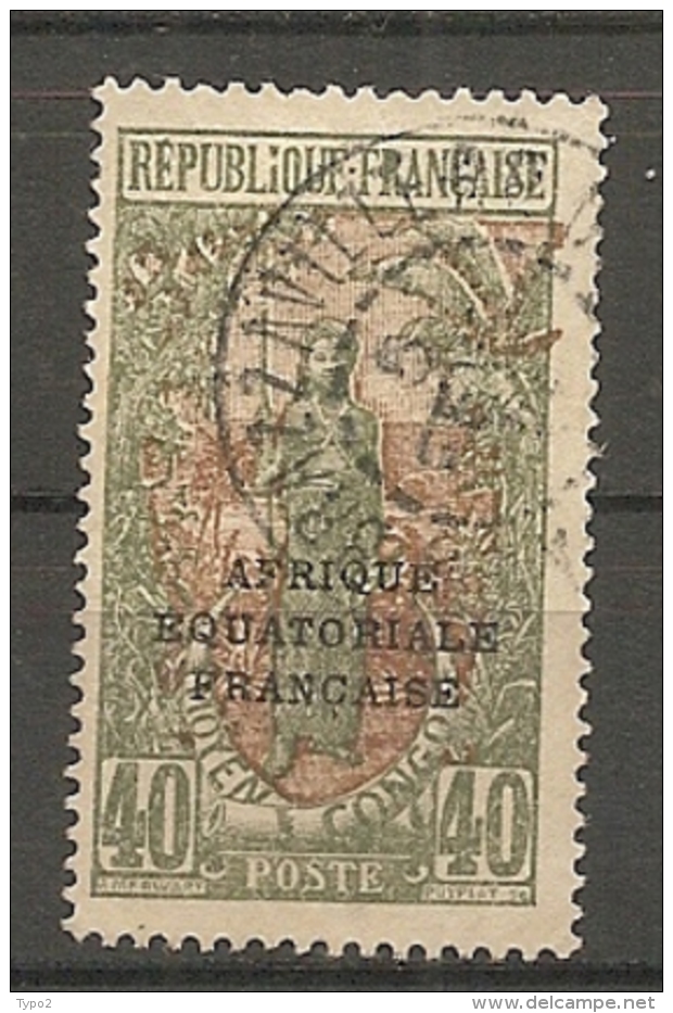 CONGO -  Yv. N° 82   (o)  40c  Femme  Cote 1,2 Euros  BE - Oblitérés