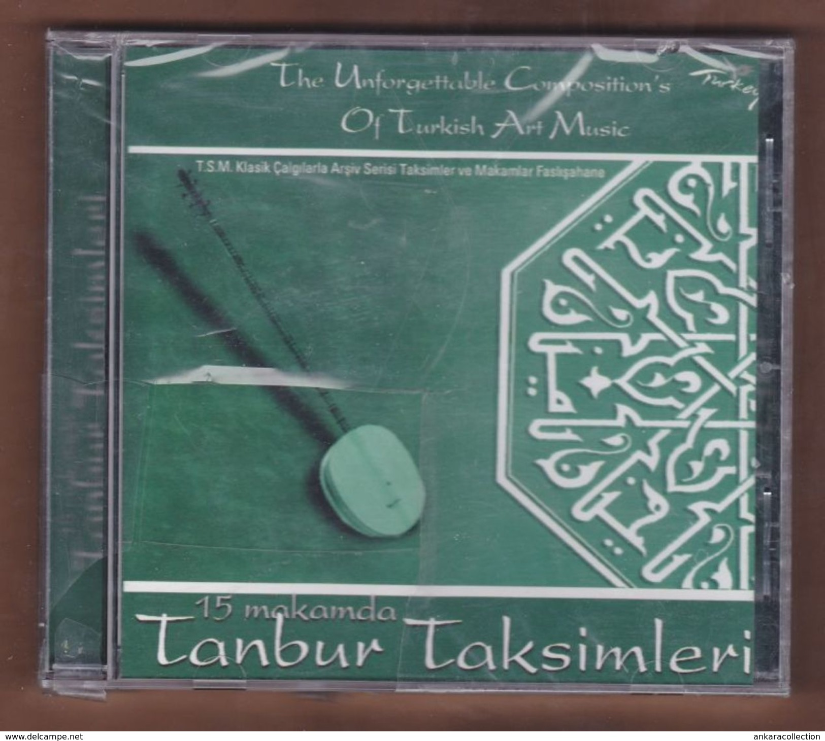 AC -  Tambur Taksimleri The Unforgettable Composition's Of Turkish Art Music BRAND NEW TURKISH MUSIC CD - World Music