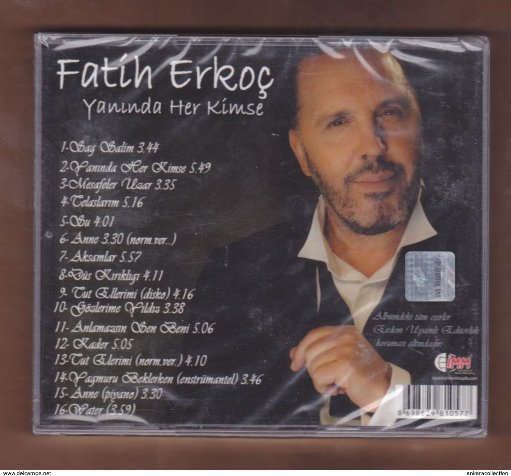 AC -  Fatih Erkoç Yanında Her Kimse BRAND NEW TURKISH MUSIC CD - World Music