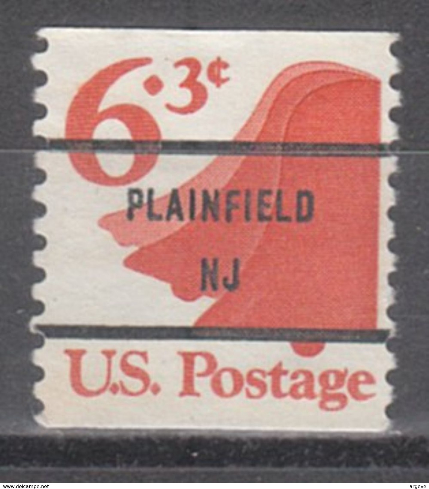 USA Precancel Vorausentwertungen Preo, Bureau New Jersey, Plainfield 1518-81 - Vorausentwertungen