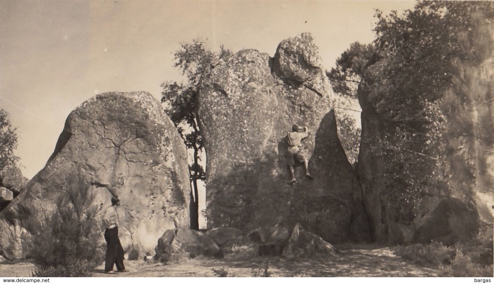 Photo à Fontainebleau Escalade  Des Drei Zinnen - Autres & Non Classés