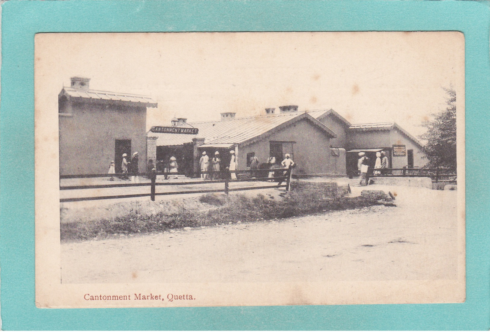Old Postcard Of Cantonment Market,Quetta, Baluchistan, Pakistan.V20. - Pakistan