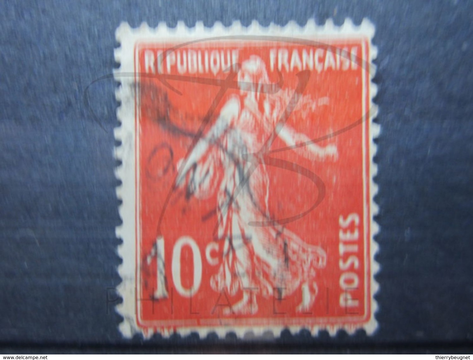 VEND BEAU TIMBRE DE FRANCE N° 138 , ANNEAU DE LUNE !!! - Gebruikt