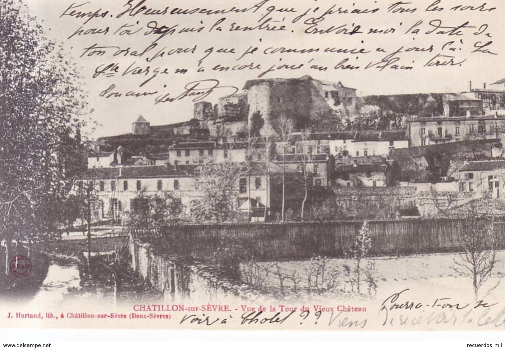 Chatillon Sur Sevre La Tour Du Vieux Chateau    1904 - Mauleon