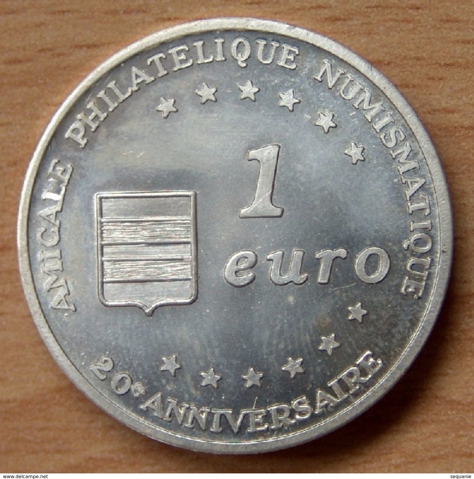 France   1 Euro Argent De Roissy-en-Brie 1997 - Otros & Sin Clasificación