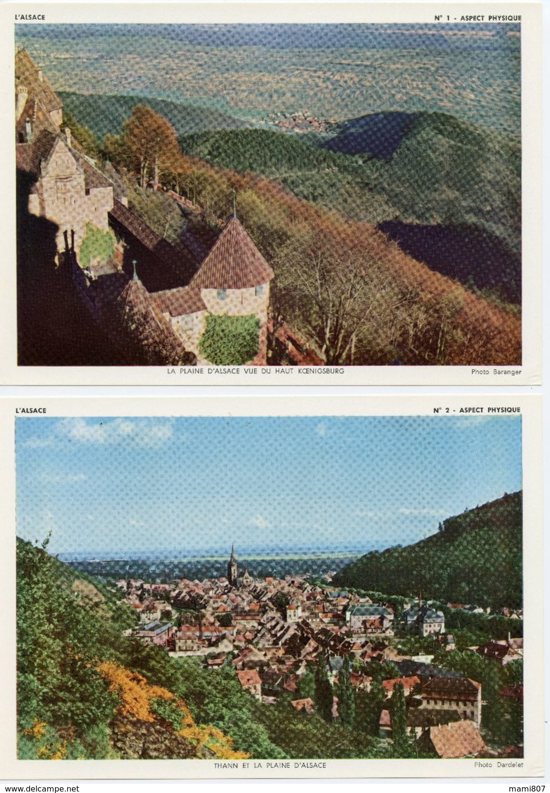 L'ALSACE - Pochette De 10 Photos Originales En Couleurs Avec Texte (20 X 14) - Albumes & Colecciones