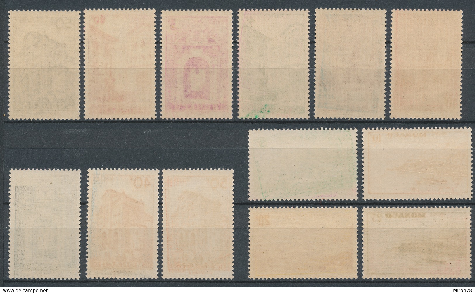 MONACO - 1948 YT 307 à 313C - TIMBRES NEUFS** MNH LUXE - Unused Stamps