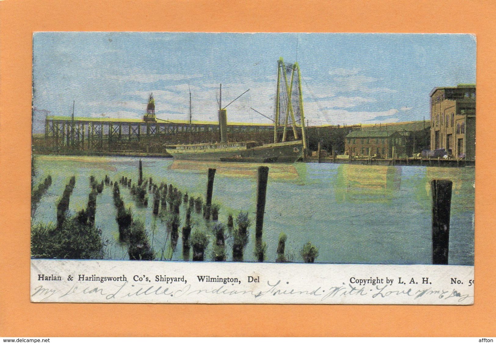 Wilmington DE 1905 Postcard - Wilmington