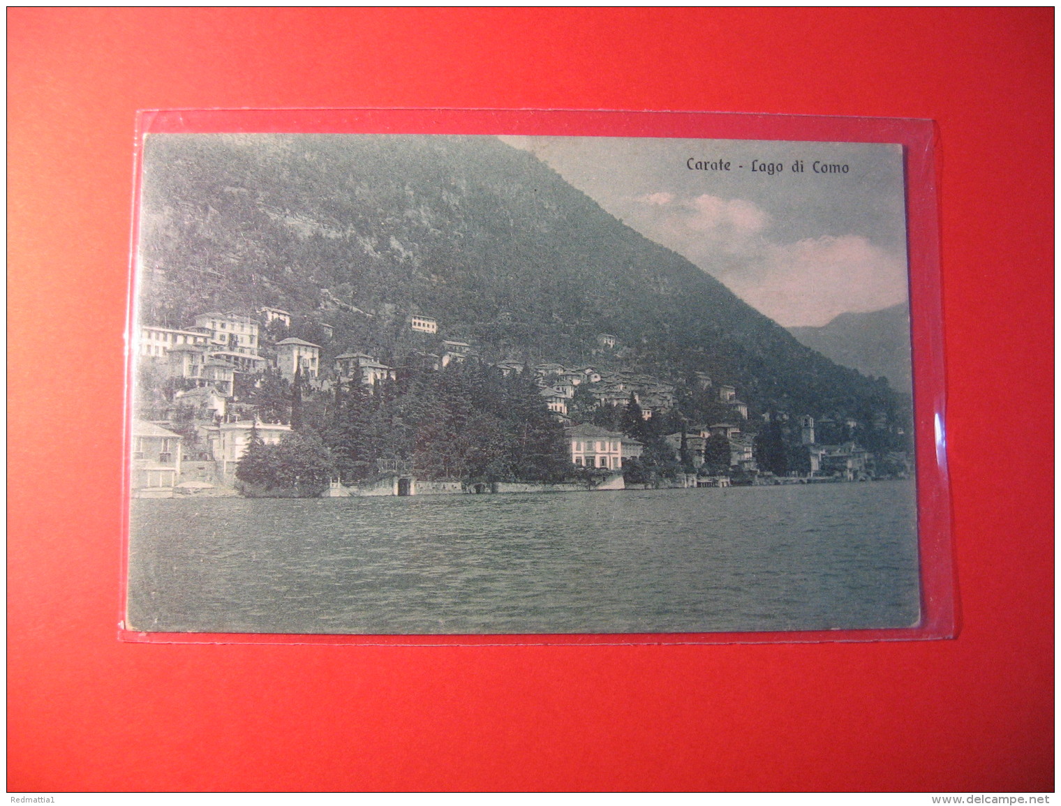 CARTOLINA FORMATO PICCOLO  CARATE LAGO DI COMO   D1581 - Como