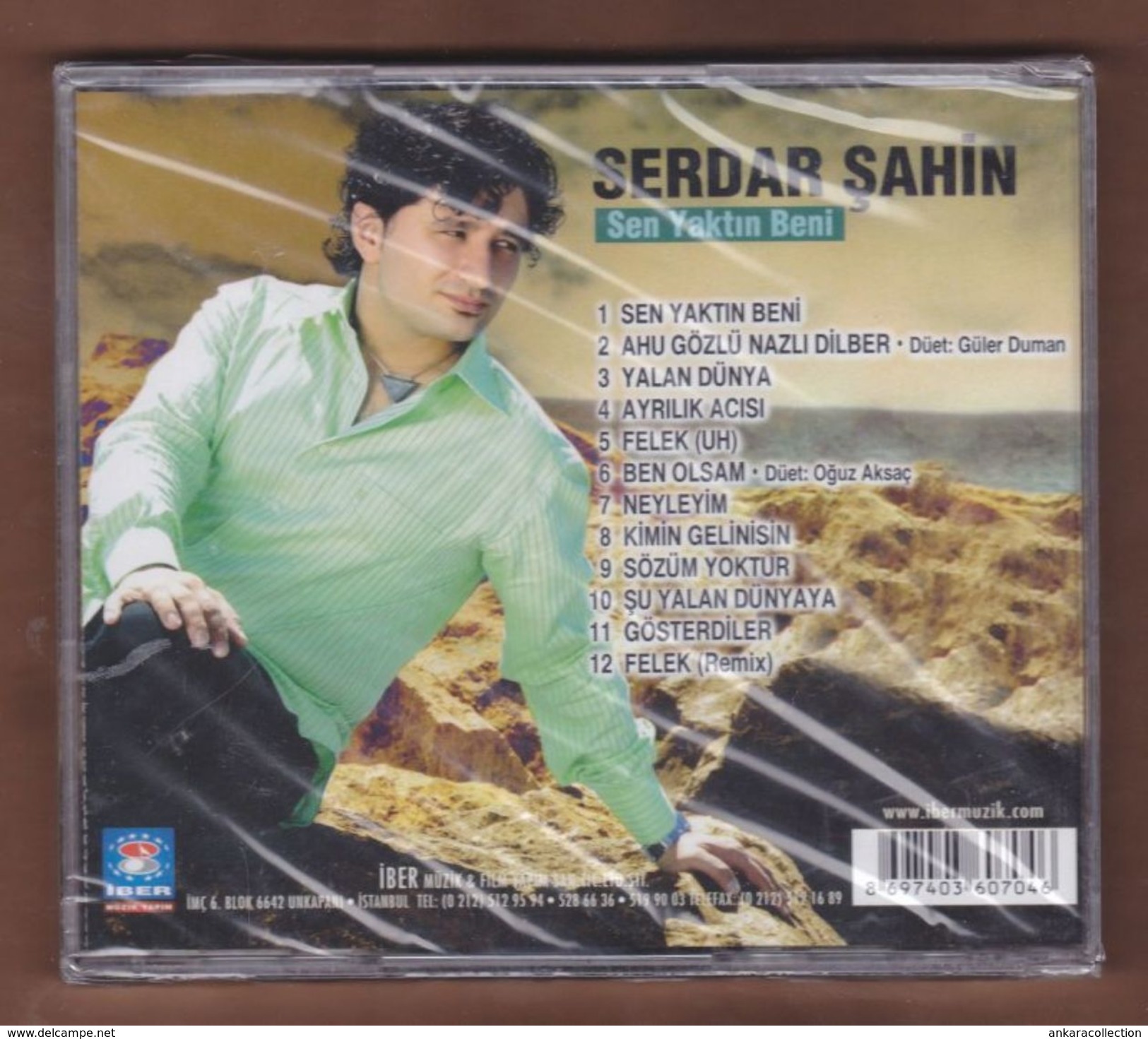 AC -  Serdar şahin Sem Yaktın Beni BRAND NEW TURKISH MUSIC CD - World Music