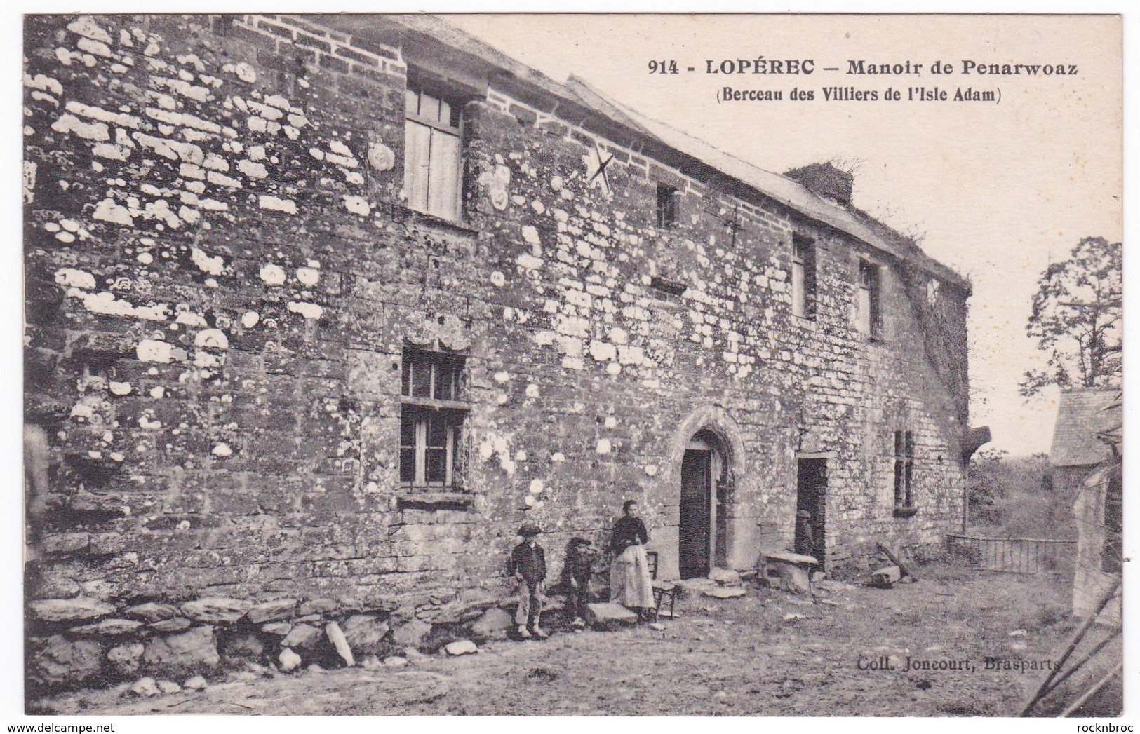 CPA Bretagne Finistère - Lopérec - Manoir De Penarwoaz (Berceau Des Villiers De L'Isle Adam) - Autres & Non Classés