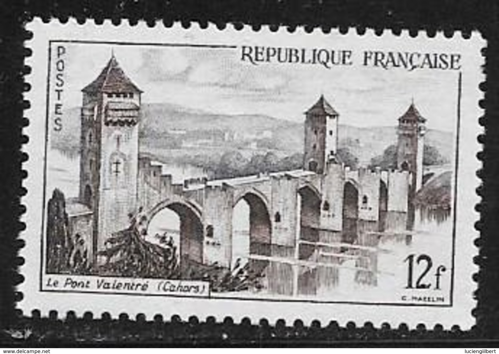 N° 1039   FRANCE  -  NEUF  -   PORT VALENTRE CAHORS  -  1955 - Nuovi