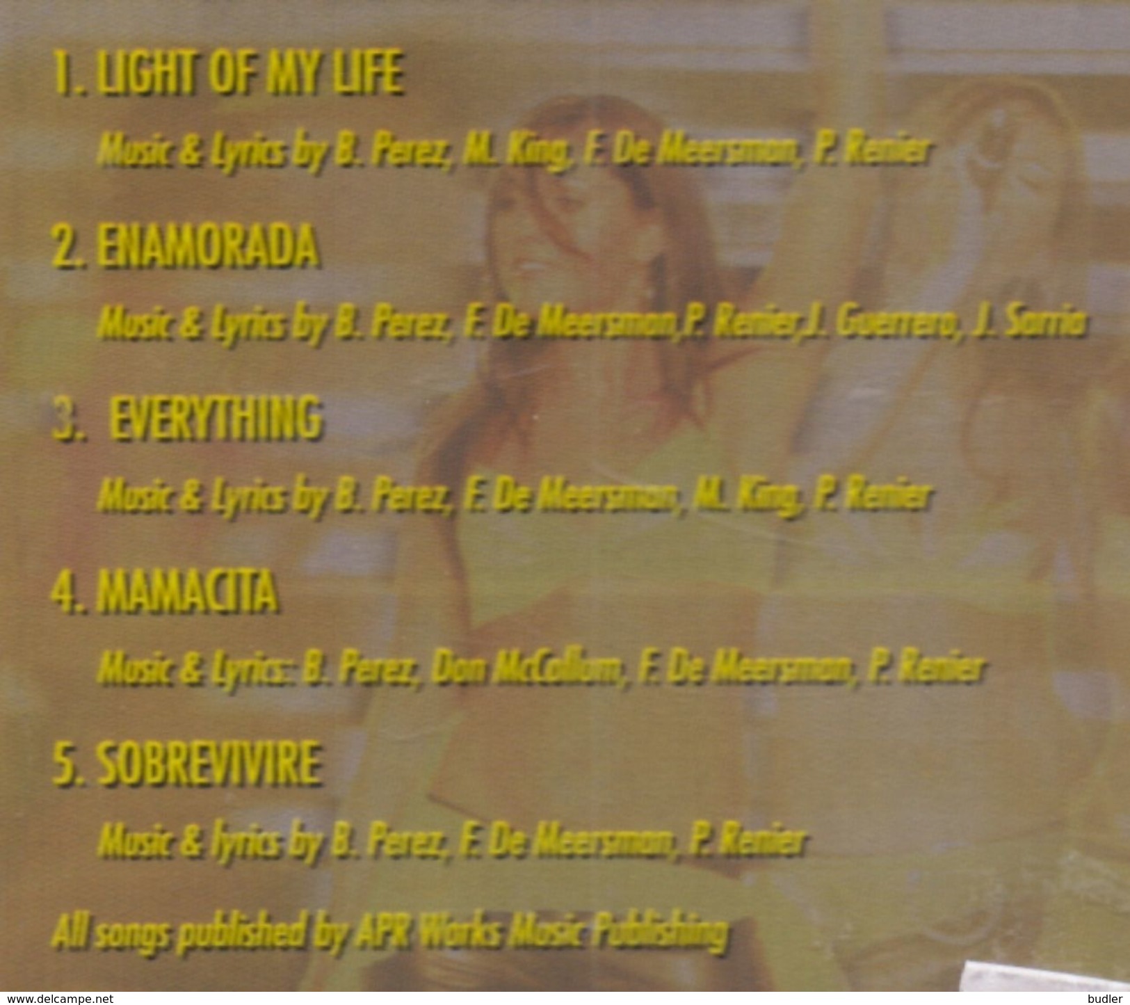 BELLE PEREZ : Met O.a. De Zomerhits : Light Of My Life & Enamorada, ... - Other - Spanish Music