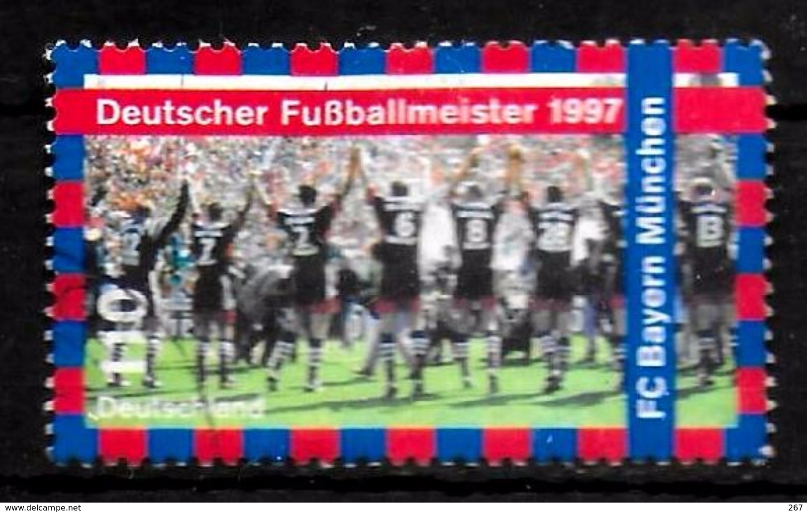 ALLEMAGNE  N° 1790 Oblitere     Bayern Munich  Champion 1997  Football  Soccer Fussball - Usati