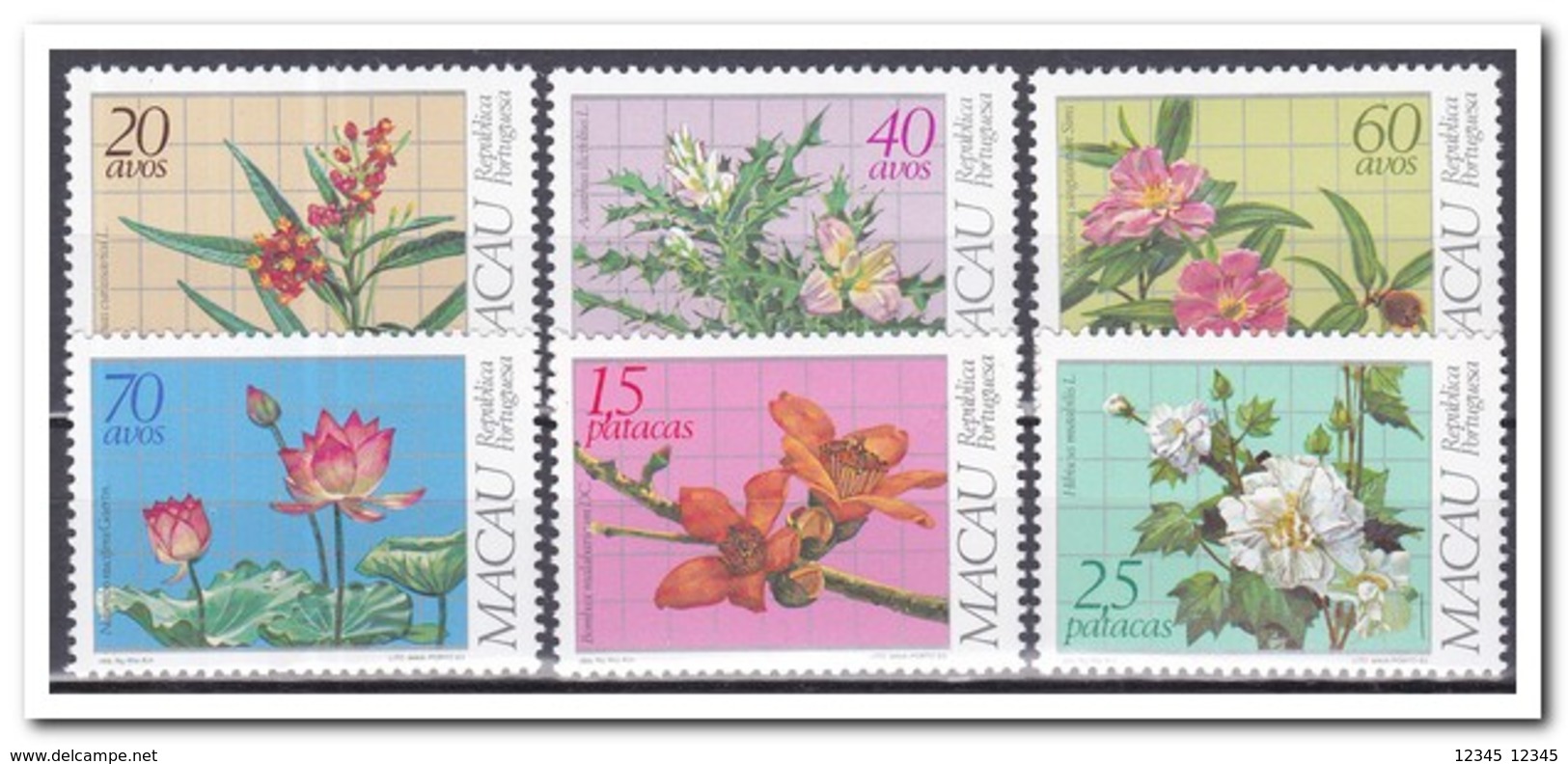 Macau 1983, Postfris MNH, Flowers - Andere & Zonder Classificatie