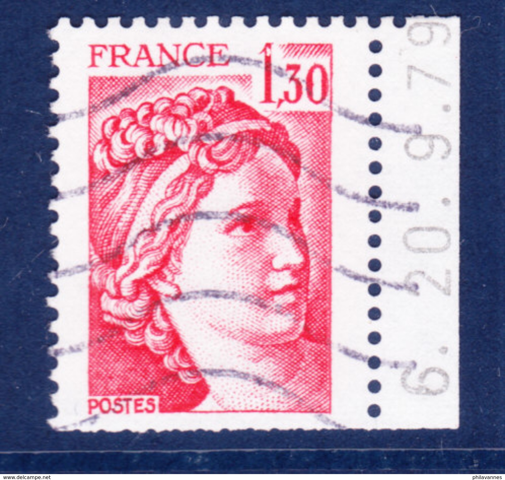 France, Petite Varieté,   Encrage Insuffisant Dans Le 1 De Sabine   , N°2064, (171117/5.2) - Used Stamps