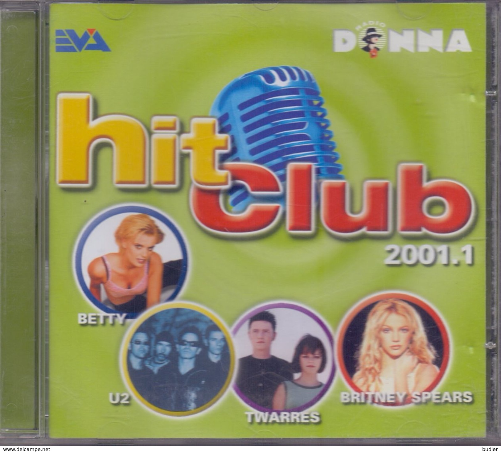 HIT CLUB – 2001.1 Met O.a. U2, Betty, Britney Spears, Robbie Williams,  Kylie Monogue, Chrsitina Aguilera, Anouk, ... - Disco & Pop