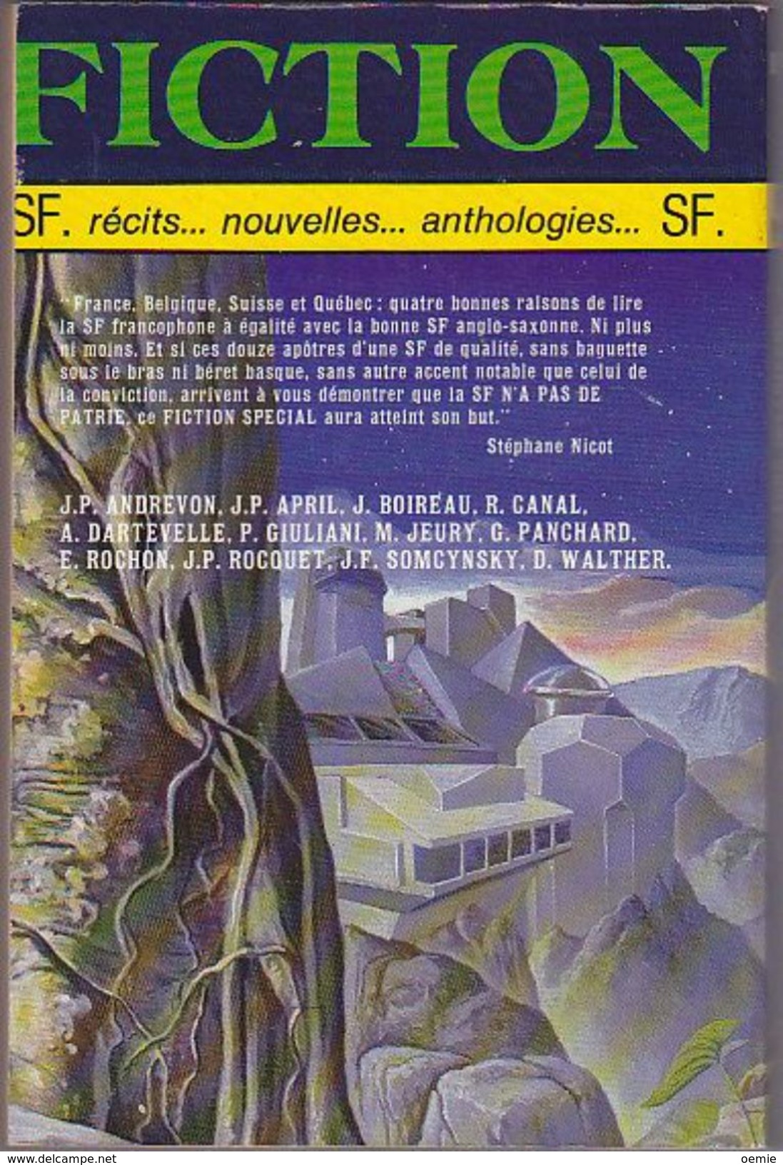 FICTION N° 355 Bis     Recits ... Nouvelles...anthologie - Opta