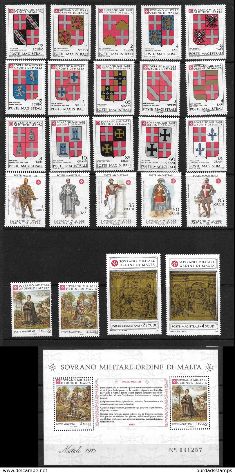 Sovereign Order Of Malta, Selection All MNH (5582) - Malte (Ordre De)