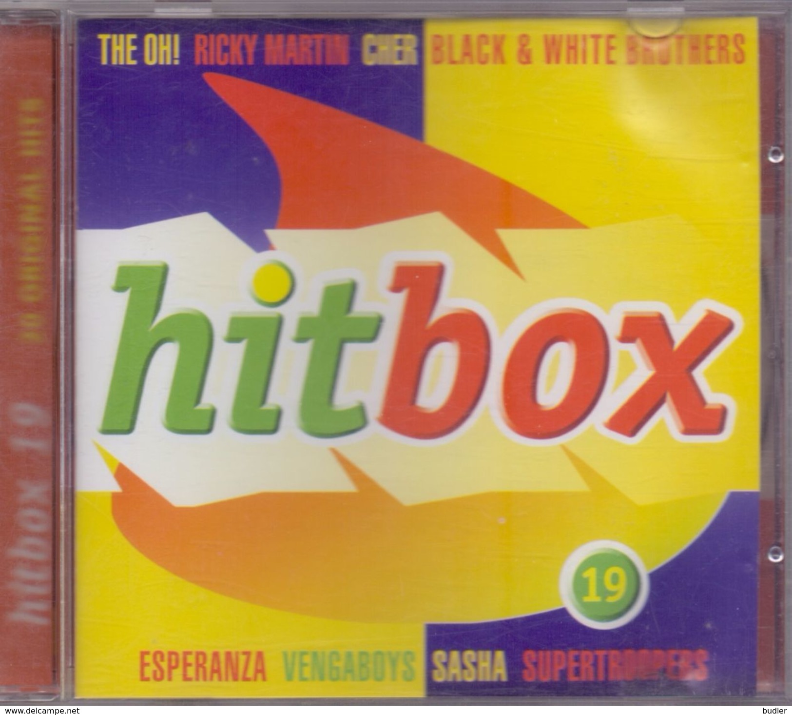 HIT BOX 19 Met O.a. Ricky Martin, Vengaboys, Réné Froger,  Chicane, Toy Boy, Jessica, ... - Compilations