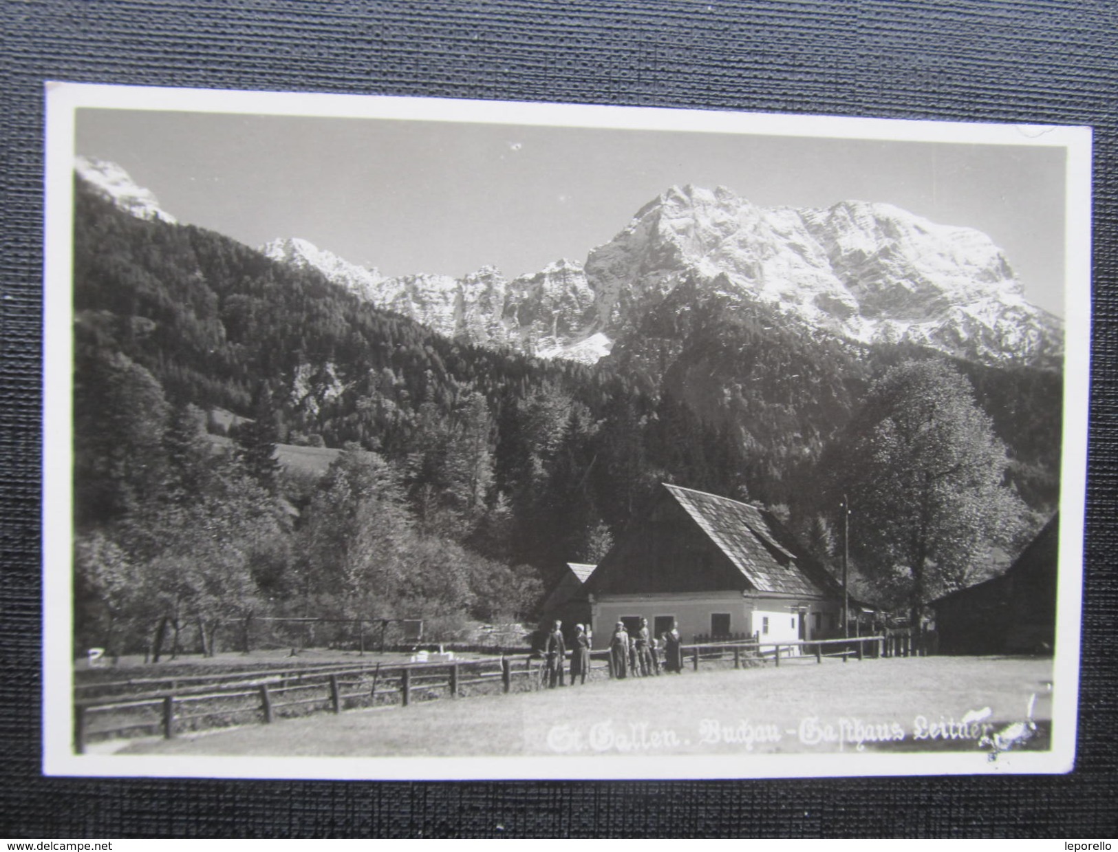 AK ST. GALLEN Buchau Gasthaus Leitner LI Ca. 1930 // D*28384 - St. Gallen