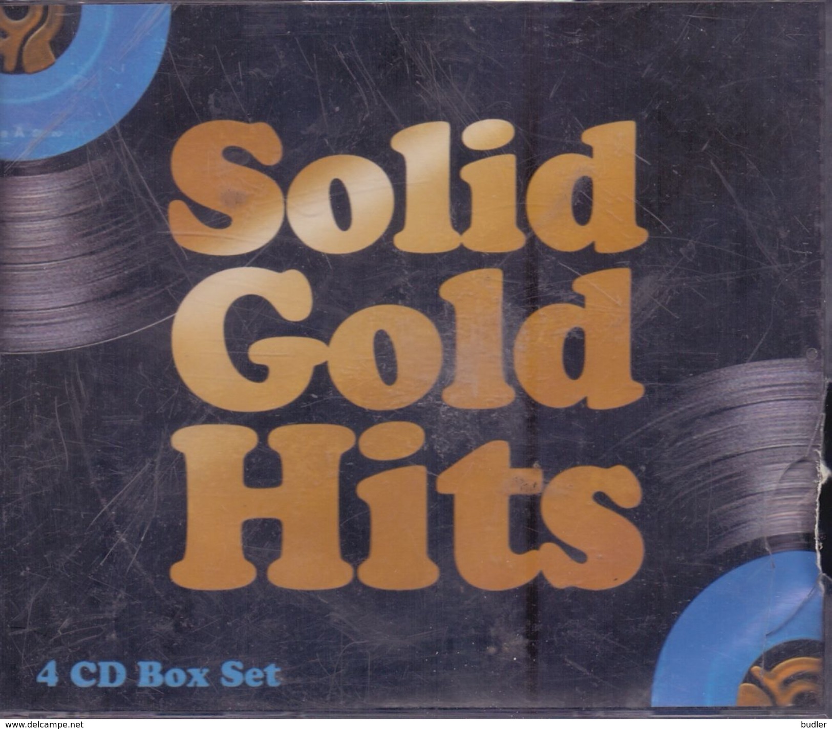 SOLID GOLD HITS 4 CD Box Met O.a. Mungo Jerry, Cliff Richard, George Baker Selection,  Bonnie Tyler, Demis Roussos, ... - Compilaties