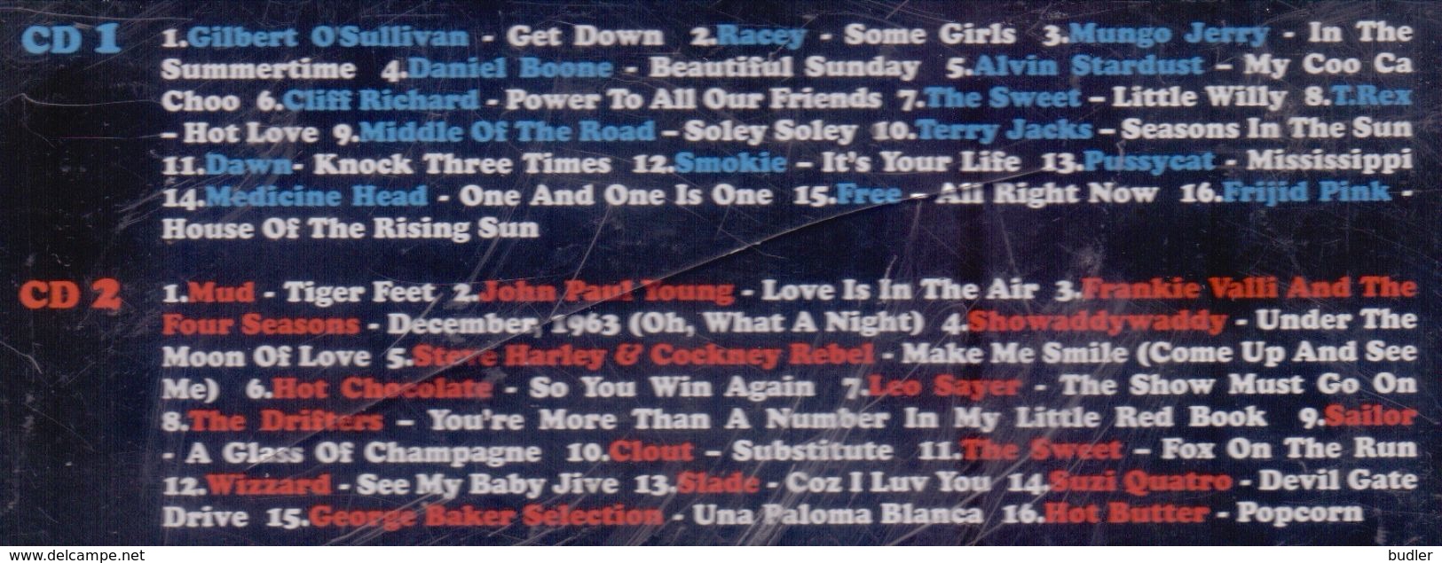 SOLID GOLD HITS 4 CD Box Met O.a. Mungo Jerry, Cliff Richard, George Baker Selection,  Bonnie Tyler, Demis Roussos, ... - Compilations