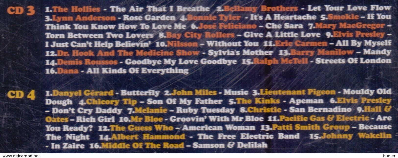 SOLID GOLD HITS 4 CD Box Met O.a. Mungo Jerry, Cliff Richard, George Baker Selection,  Bonnie Tyler, Demis Roussos, ... - Compilations