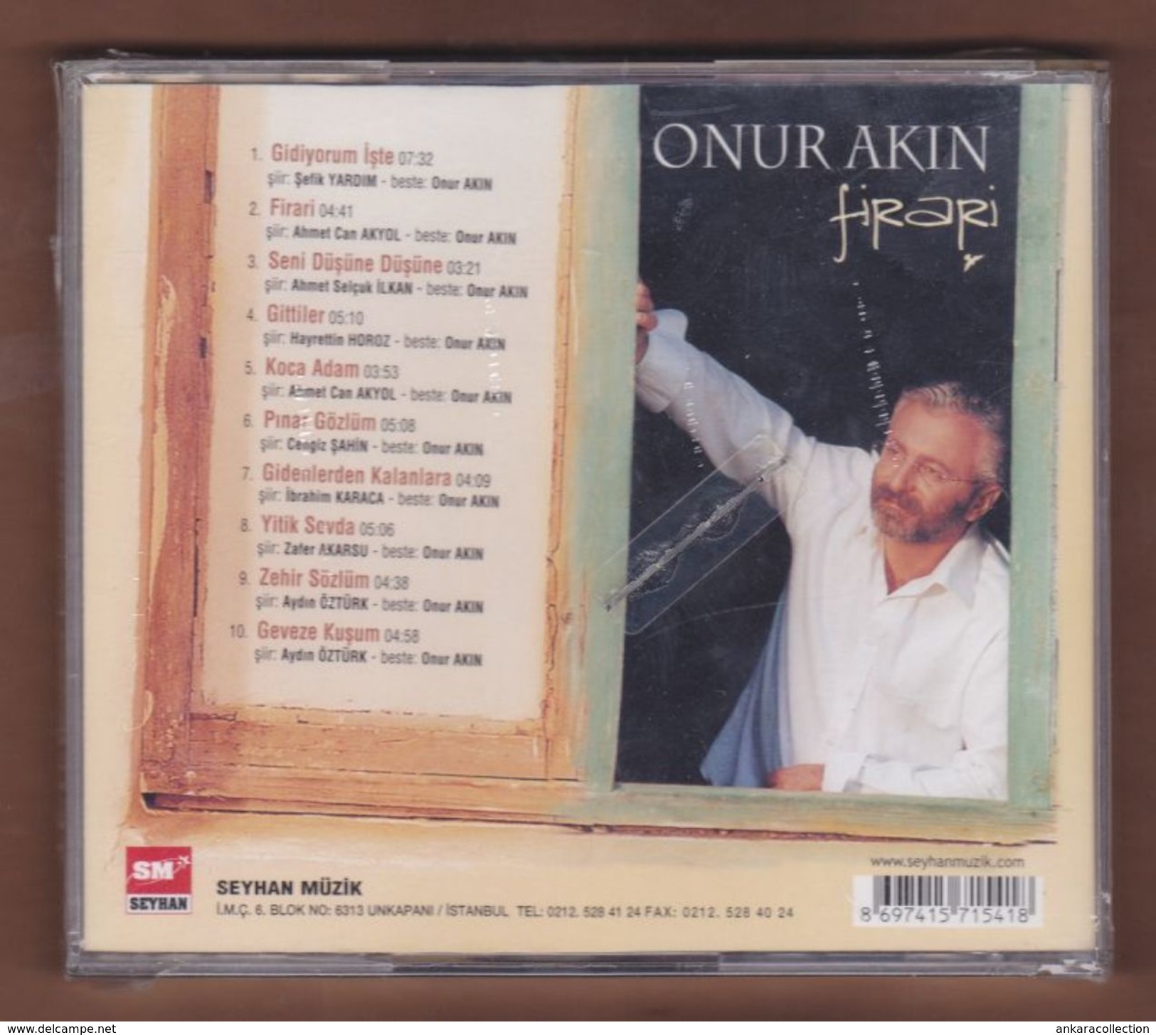 AC -  Onur Akın Firari BRAND NEW TURKISH MUSIC CD - World Music