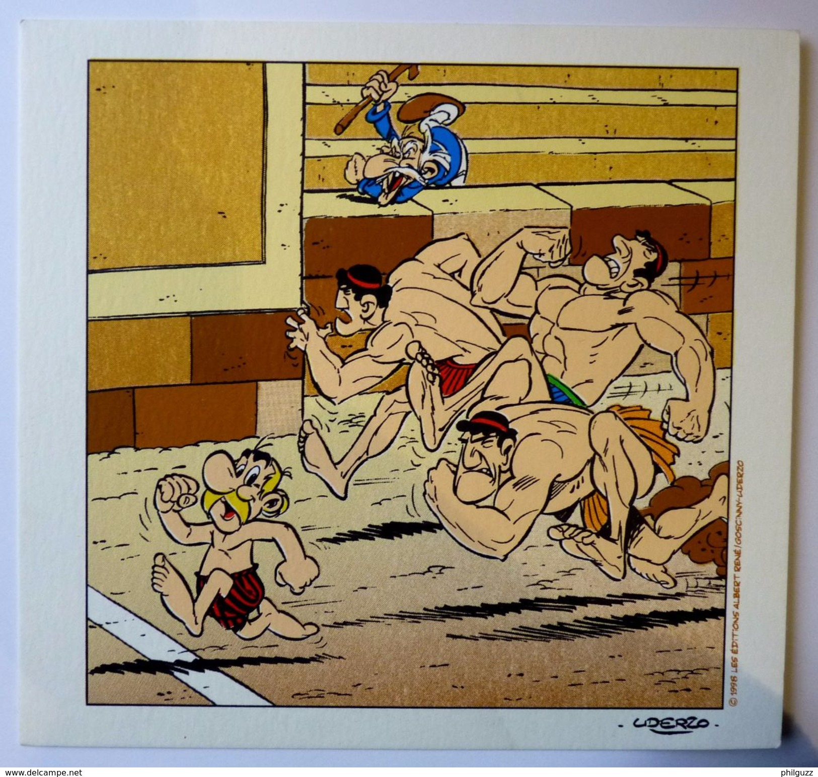 SERIGRAPHIE TDK ASTERIX AUX JEUX OLYMPIQUES 1998 - Screen Printing & Direct Lithography