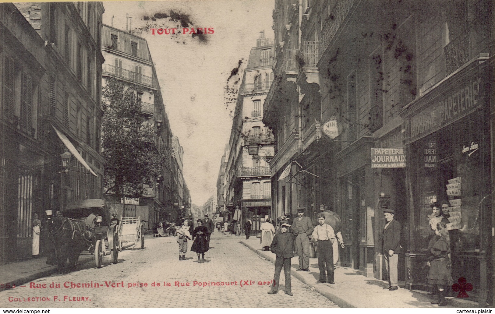 PARIS 11eme - Rue Du Chemin Vert, Prise De La Rue Popincourt - Distretto: 11